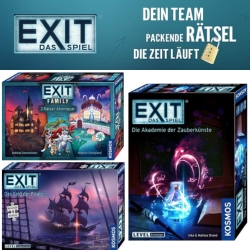 Amazon: unzählige Kosmos EXIT Spiele zu super Angebotspreisen