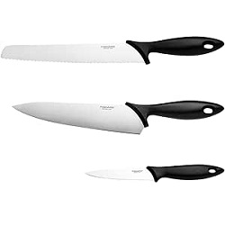 Fiskars Starter-Set mit Kochmesser, Brotmesser und Schälmesser für 14,99€ (Vergleich: 21,99€)