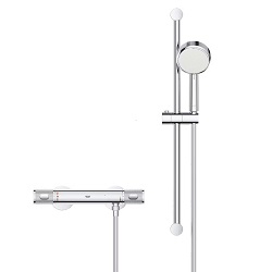 Grohe Grohtherm 1000 Performance Thermostatbatterie mit Brausegarnitur für 135,90€ (Vergleich: 164,37€)