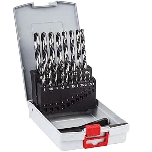 Bosch Professional HSS Spiralbohrer PointTeQ Set (19-teilig) für 11,13€ (Vergleich: 16,61€)