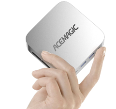 ACEMAGIC V1 Mini PC,12th Gen ?ntel Alder Lake N97 Mini PC (bis zu 3,60 GHz),16GB DDR4 512GB M.2 SSD Mini Computer mit W11 Pro für 188,09€