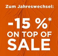 Engelhorn: 15% Rabatt auf alle Sale-Artikel