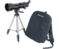 Celestron 21035 Reiseteleskop 70 Tragbares Refraktorteleskop-Set mit Rucksack, Schwarz für 62,10€ (VG: 98,77€)