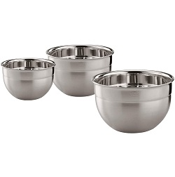Rösle Edelstahl Schüssel-Set (3-teilig) für 42,80€ (Vergleich: 55,50€)