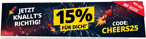 SportSpar: 15% Rabatt auf alle Artikel im Shop