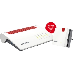 AVM FRITZ!Box 7590 AX + FRITZ!Repeater 1200 AX Wi-Fi 6 WLAN-Mesh-Router 3600 Mbit/s für 266,99€ (Vergleich: 311,84€)