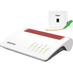 AVM FRITZ!Box 5590 Fiber WLAN Mesh Glasfaser Router (Wi-Fi 6, 3.600 Mbit/s) für 203,81€ (Vergleich: 229€)
