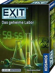 Kosmos 692742 EXIT – Das Spiel – Das geheime Labor, Level: Fortgeschrittene, Escape Room Spiel, EXIT Game für 1-4 Spieler ab 12 Jahre für 7,81€