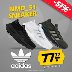 Adidas NMD S1 Sneaker in 5 Designs zu je 77,77€ (Vergleich: ab 89,99€)