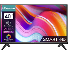 Hisense 40E4KT 101cm (40 Zoll) Fernseher Full HD Smart TV, Triple Tuner DVB-T2 / T/C / S2 / S für 199€