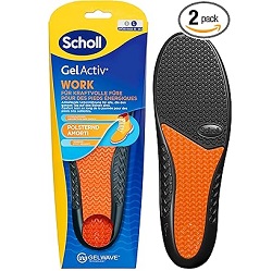 Scholl GelActiv Work Einlegesohlen für 6,65€ (Vergleich: 10,95€)