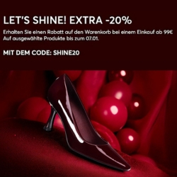 [endet heute] eSchuhe: 20% Extra-Rabatt auf über 10.000 ausgewählte Artikel ab 99€ Bestellwert