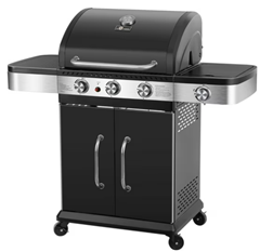 El Fuego Brookline AY 575 Gasgrill Grillwagen 3+1 Grillfläche 60x42cm für 162,50€