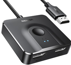 UGREEN HDMI 4K 60Hz Splitter 2 in 1 Out oder 1 in 2 Out HDMI für 11,59€