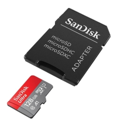 SANDISK Ultra PLUS Micro-SDXC Speicherkarte, 128 GB, 150 MB/s für 10,99€ (Vergleich: 13,98€)