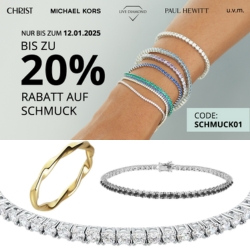Christ: bis zu 20% Rabatt auf Schmuck