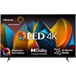 75″ HISENSE 75E7NQ QLED-Fernseher, 4K UHD, HDR10, Dolby, Vision & Dolby Atmos für 659€ (Vergleich: 878,90€)