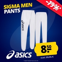 ASICS Sigma Pants Herren Jogginghose für 8,50€ zzgl. 5,95€ Versand
