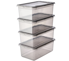 keeeper Aufbewahrungsboxen mit Air Control System, 4-teiliges Set, 33 x 19,5 x 12 cm für 9,99€