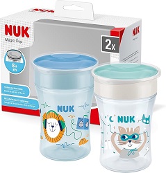 NUK Magic Cup Trinklernbecher im Doppelpack für 12,59€ (Vergleich: 19,98€)