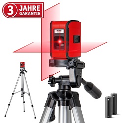 Walter Kreuzlinienlaser mit Stativ und integrierter Wasserwaage für 39,90€ (Vergleich: 49,90€)