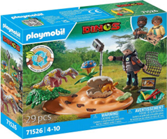 PLAYMOBIL | Dinos | Stegosaurus-Nest mit Eierdieb | nachhaltiges Spielzeug für Kinder ab 4 Jahren | 71526 für 8,20€