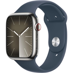 [Top!] Amazon.it: Apple Watch Series 9 GPS + Cellular 45-mm-Smartwatch mit silbernem Edelstahlgehäuse für 529,76€ (Vergleich: 728,99€)