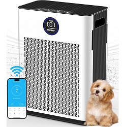 FRESHDEW Luftreiniger H13 mit Luftqualitätssensor und HEPA Filter für 69,99€
