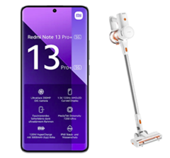 Xiaomi Redmi Note 13 Pro+ 5G für 49 € inkl. gratis Akku-Staubsauger mit 17GB 5G Daten, SMS und Sprachflat im o2 Netz für 9,99€ im Monat