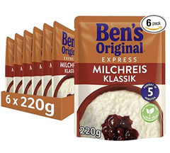 BEN’S ORIGINAL™ Express Milchreis Klassik 6x220g für 8€