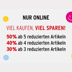 Ernsting’s Family: bis zu 50% Extra-Rabatt auf alle bereits reduzierten Artikel
