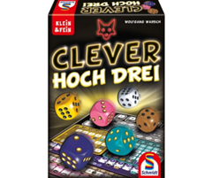 Schmidt Spiele 49384 Clever hoch DREI, Würfelspiel aus der Serie Klein & Fein für 6,99€