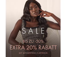 Guess: Bis zu 50% Rabatt auf ausgewählte Artikel im Sale und 15% Extra-Rabatt ab dem Kauf von zwei Artikeln