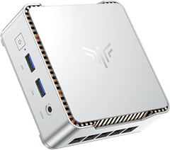 NiPoGi Mini PC Intel Alder Lake-N97(bis zu 3,6 GHz), 16 GB DDR4 512 GB M.2 SSD Mini Desktop Computer mit W11 für 187,06€