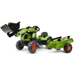 Falk Tret-Baggerlader Claas Arion 41 mit Schaufel und Anhänger, Outdoor-Spielzeug für 55,94€ (Vergleich: 409,98€)