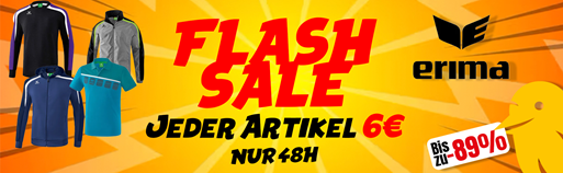 Picksport: alle erima Artikel für 6€ zzgl. Versand