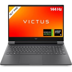 HP VICTUS Gaming Laptop, 16,1″ FHD Display 144Hz, AMD Ryzen 5 8640H, 16 GB DDR5 RAM, 512 GB SSD, GeForce RTX 4060, WIN 11 für 878,83€ (Vergleich: 1.194,46€)