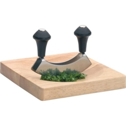 KitchenCraft Mezzaluna Hackmesser + Brett für 17,99€ (Vergleich: 29,95€)