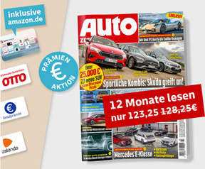 Jahresabo Autozeitung für 123,25€ + bis zu 110€ Prämie