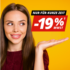 Druckerzubehör: 19% MwSt.-Rabatt + ab 29,99€ gratis 3tlg Edelstahl-Schüsselset