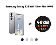 [Knaller] Samsung S25 (256GB Version) für 49,99€ mit 40GB 5G Daten, SMS und Sprachflat im Vodafone Netz für 29,99€/Monat