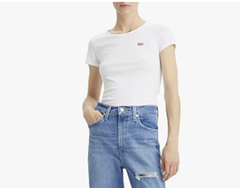 2er Pack Levi’s Damen Tee T-Shirt (2 x weiß) ab 15,07€