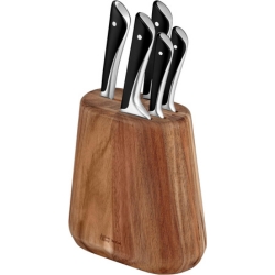 Jamie Oliver by Tefal 5-teiliges Küchenmesser-Set + Block für 82,29€ (Vergleich: 126,65€)