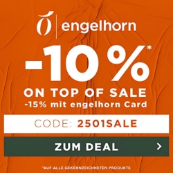 Engelhorn: 15% Extra-Rabatt auf den Sale