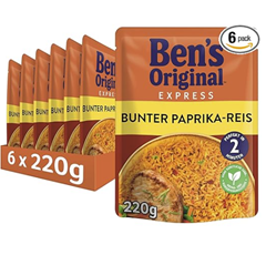 BEN’S ORIGINAL™ Express Bunter Paprika-Reis (6 x 220 g) für 8,00€