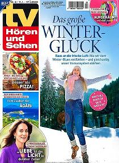 TV Hören und Sehen Jahresabo für nur 138,10€ (anstatt 159€) + bis zu 135€ Prämie