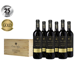 6 x Casa Safra Gran Reserva Aniversario de Oro (Jahrgang 2016) für nur 49,99 €