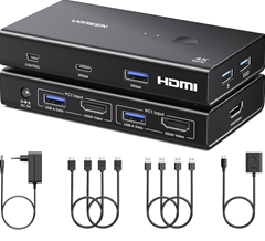 UGREEN HDMI 2.0 KVM Switch für 42,49 €