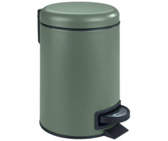 WENKO Treteimer Modell Leman, 3 Liter, Dunkelgrün für 9,99€ (Vergleich: 14,94€)