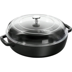 Staub Chistera Bräter mit Glasdeckel, Schwarz für 111,75€ (Vergleich: 140,28€)